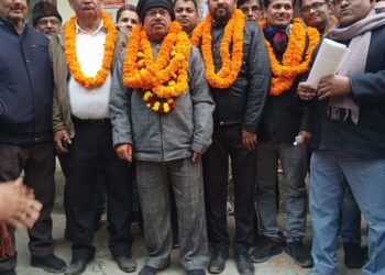 नौतनवां में तहसील बार एसोसिएशन के चुनाव, एडवोकेट विभूति प्रसाद यादव चुने गए अध्यक्ष