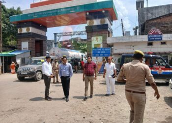नवागत एडीएम पहुंचे सोनौली बॉर्डर, आईसीपी का किया निरीक्षण