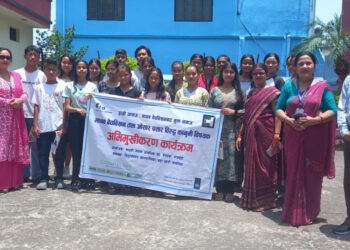 सोनौली: सीमावर्ती क्षेत्र के बच्चियों को किया गया जागरूक