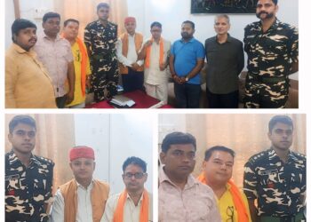 सोनौली: सेवा भारती के लोगो ने एसएसबी के साथ कि शिष्टाचार बैठक