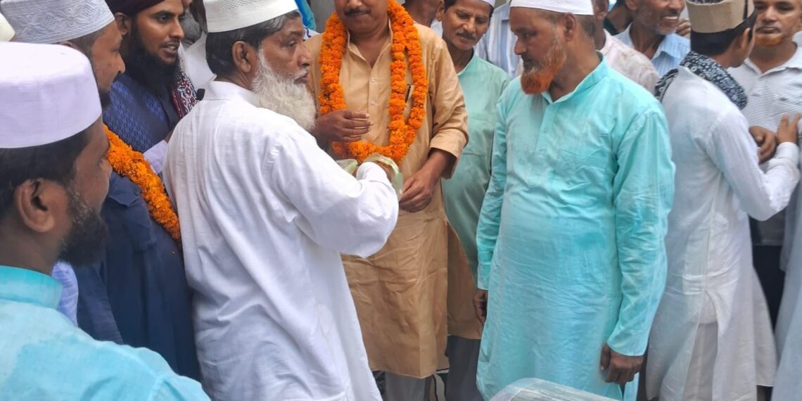 नौतनवां: डेड बॉडी फ्रीजर खरीद अपने कौम को किया वक़्फ़