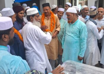 नौतनवां: डेड बॉडी फ्रीजर खरीद अपने कौम को किया वक़्फ़