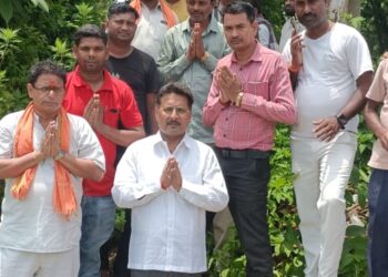 विधायक निधि से बनेगा कोटई माता मंदिर जाने के लिए रोड, दीपक बाबा ने किया पूजन