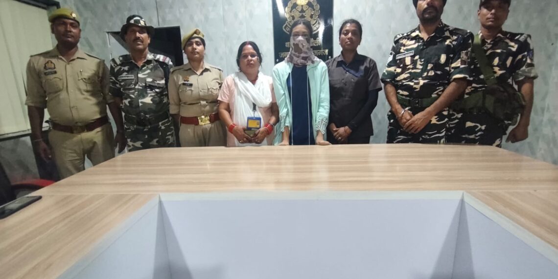 परिजनों की डांट से नाराज घर से निकली युवती सोनौली में बरामद