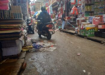 नगर पंचायत दो नंबर गली कचरे के ढेर में तब्दील, बदबू से लोग परेशान