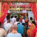 नौतनवा के माँ बनैलिया माता मंदिर में शारदीय नवरात्र पर श्रद्धालुओं की काफी भीड़ 