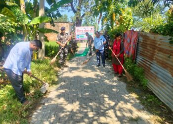 एसएसबी ने चलाया स्वच्छता अभियान के तरह ग्रामीणों को किया जागरूक