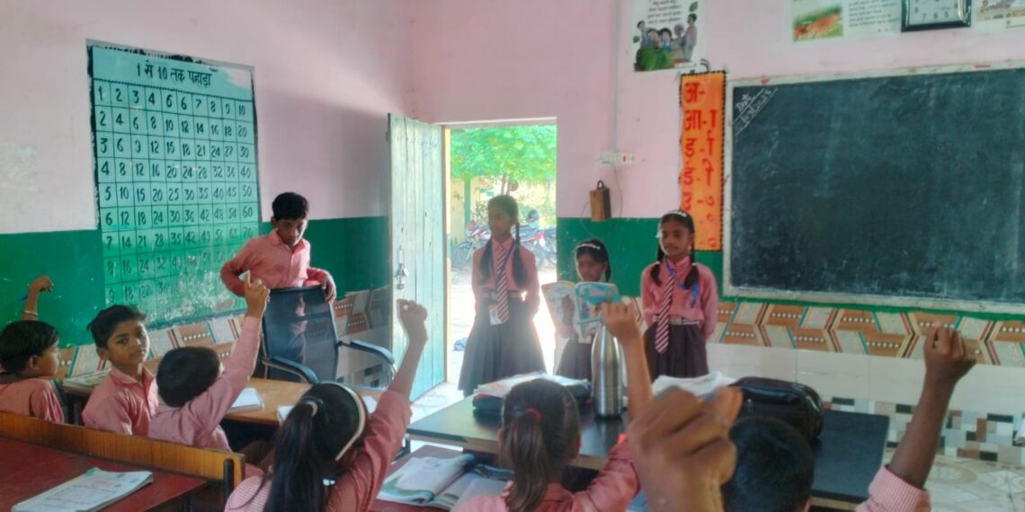 पीएम श्री पीएस परसामलिक की एक दिन की प्रिंसिपल बनी गुड़िया