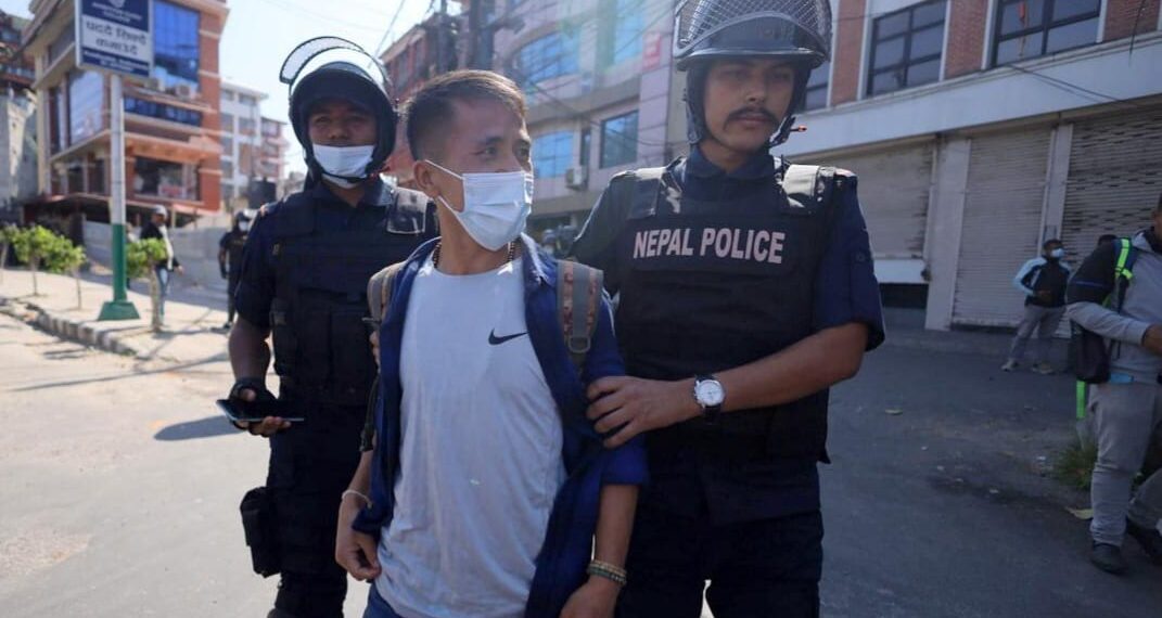 बिना अनुमति के विरोध प्रदर्शन करने पर 50 जेनजी गिरफ्तार