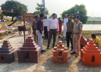 सोनौली। छठ घाटो का निरीक्षण दिए गए निर्देश