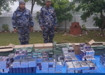 तस्करी द्वारा भारत भेजी जा रही इलेक्ट्रिक सिगरेट बरामद