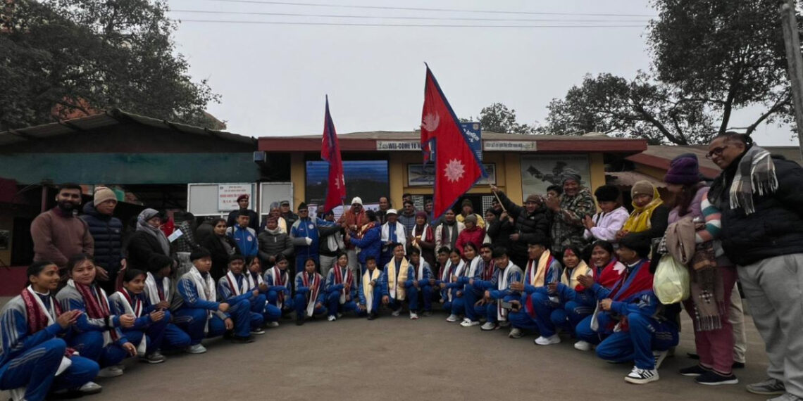 पुणे 17 वा कराटे चेम्पियनशिप के लिए नेपाली प्लेयर्स की टीम रवाना