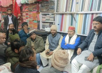 विधायक ऋषि त्रिपाठी का जन संवाद: व्यापारियों की समस्याओं के त्वरित समाधान का भरोसा