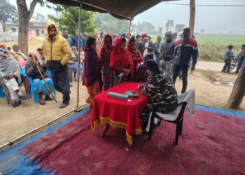 एसएसबी के स्वास्थ शिविर में 120 मरीजो की हुई जांच