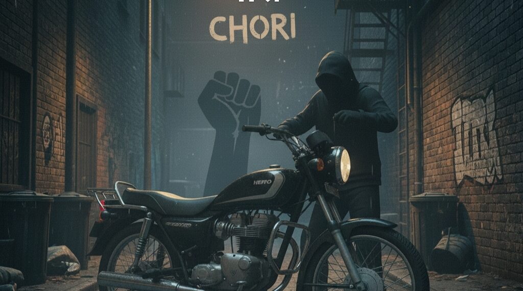 नौतनवा भाजपा नेता की बाइक घर से चोरी, थाने में दी तहरीर