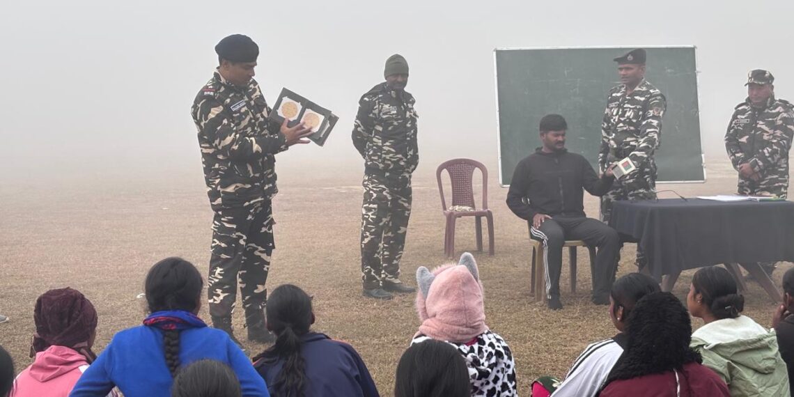 शसस्त्र भर्ती में प्रशिक्षण के दौरान मेडिकल की दी गयी जानकारी