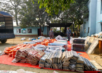 तस्करी के 37 लाख का भारतीय कपड़ा बरामद